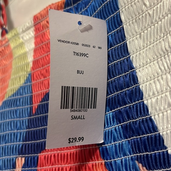 Multi Colored Crop Top - Picture 3 of 5